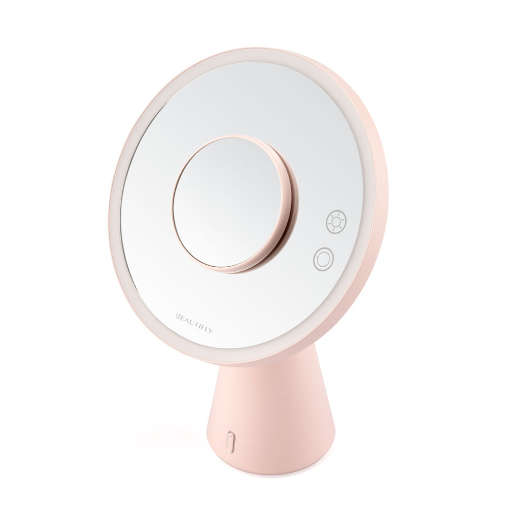 Beautifly Smart Moon Digital Makeup Mirror with Bluetooth Speaker