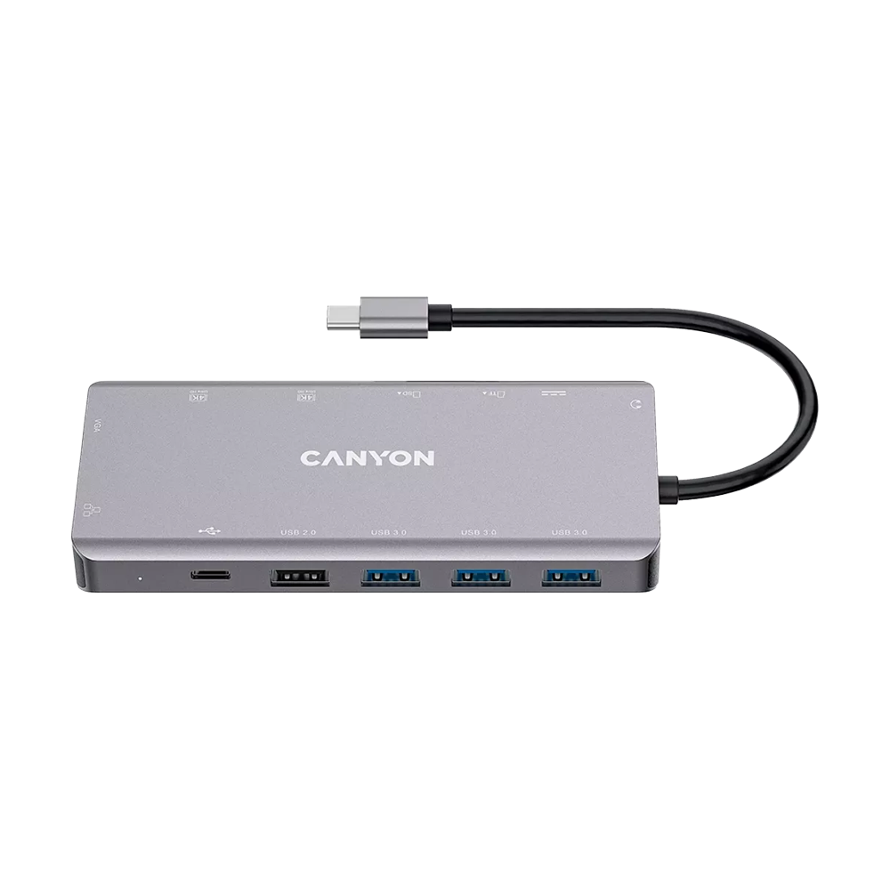 Canyon Hub DS-12 13 in 1 USB-C Grey