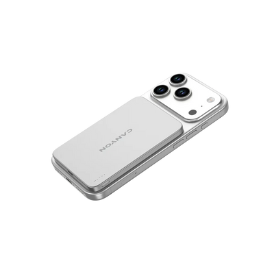 Canyon OnPower 503 Air 3000mAh Magnetic Wireless Power Bank - Silver