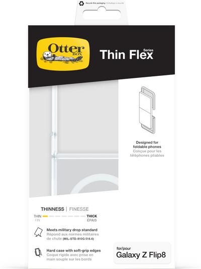 photo of OtterBox Flex Galaxy Z Flip8 Case - Clear 4