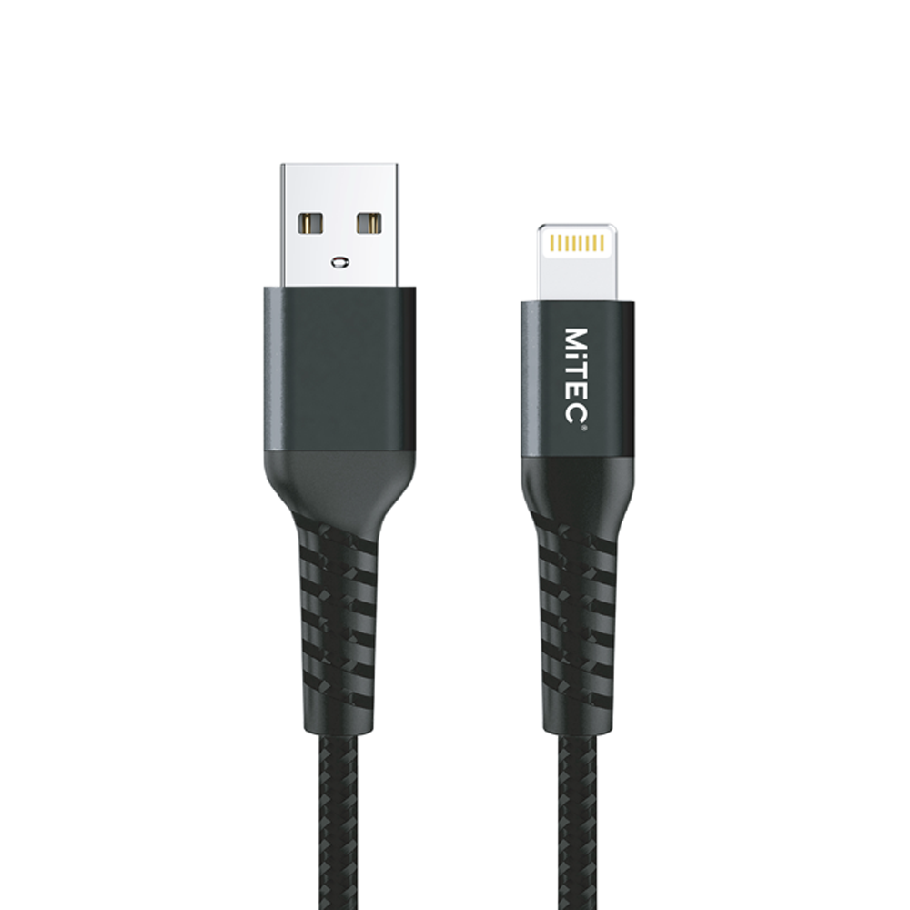 MiTEC STYLE MiPOWER Lightning to USB-A Braided Cable - 1m
