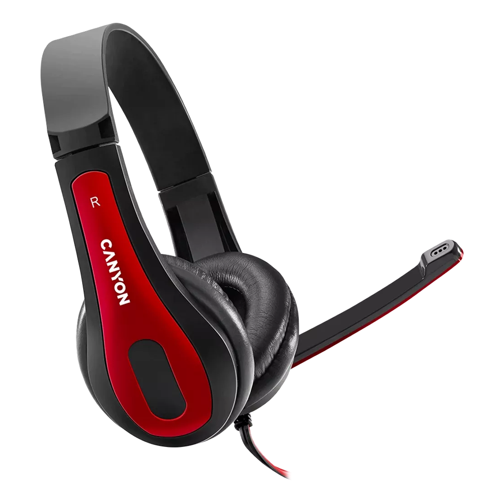 Canyon PC Headset W/Mic Flat 2M HSC-1