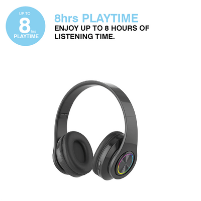 MiTEC MiSOUND Bluetooth Wireless Headphones Black