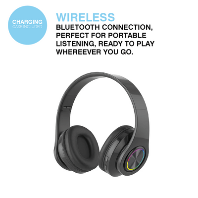 MiTEC MiSOUND Bluetooth Wireless Headphones Black