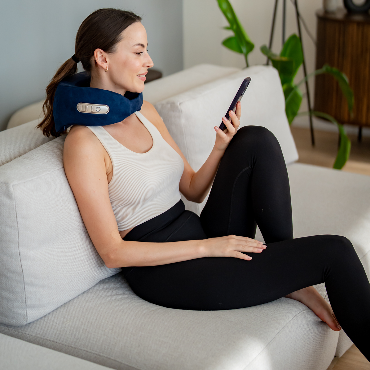 Medivon Cerv Neck Collar Massager- Navy