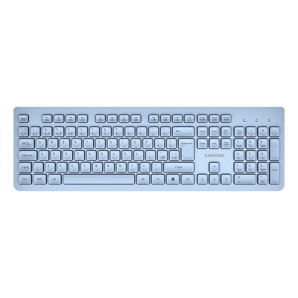 Canyon Wireless Keyboard CNS-HKBW01 Blue