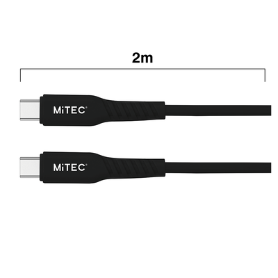 MiTEC TypeC to TypeC 1M Cable Black