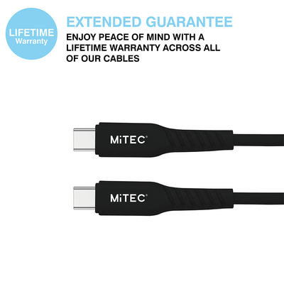 MiTEC TypeC to TypeC 1M Cable Black
