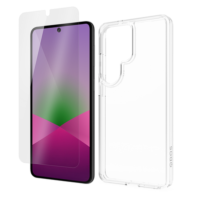QDOS Dual Defence+ Bundle For Samsung Galaxy S26 Ultra Clear