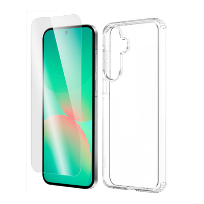 QDOS Dual Defence Case Bundle Samsung Galaxy A57 Clear