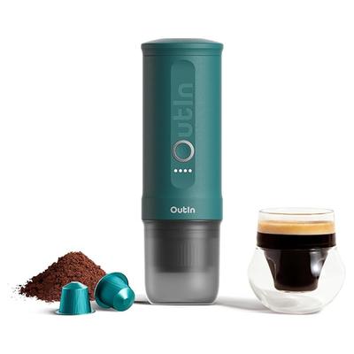 OutIn Nano Portable Electric Espresso Machine Teal