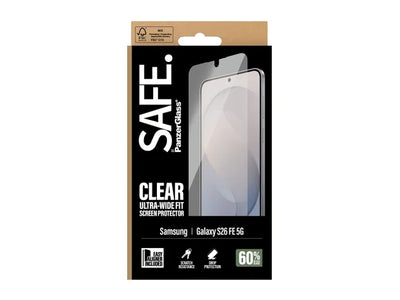 photo of PanzerGlass® SAFE glass for Samsung Galaxy S26FE w/EasyAligner 2
