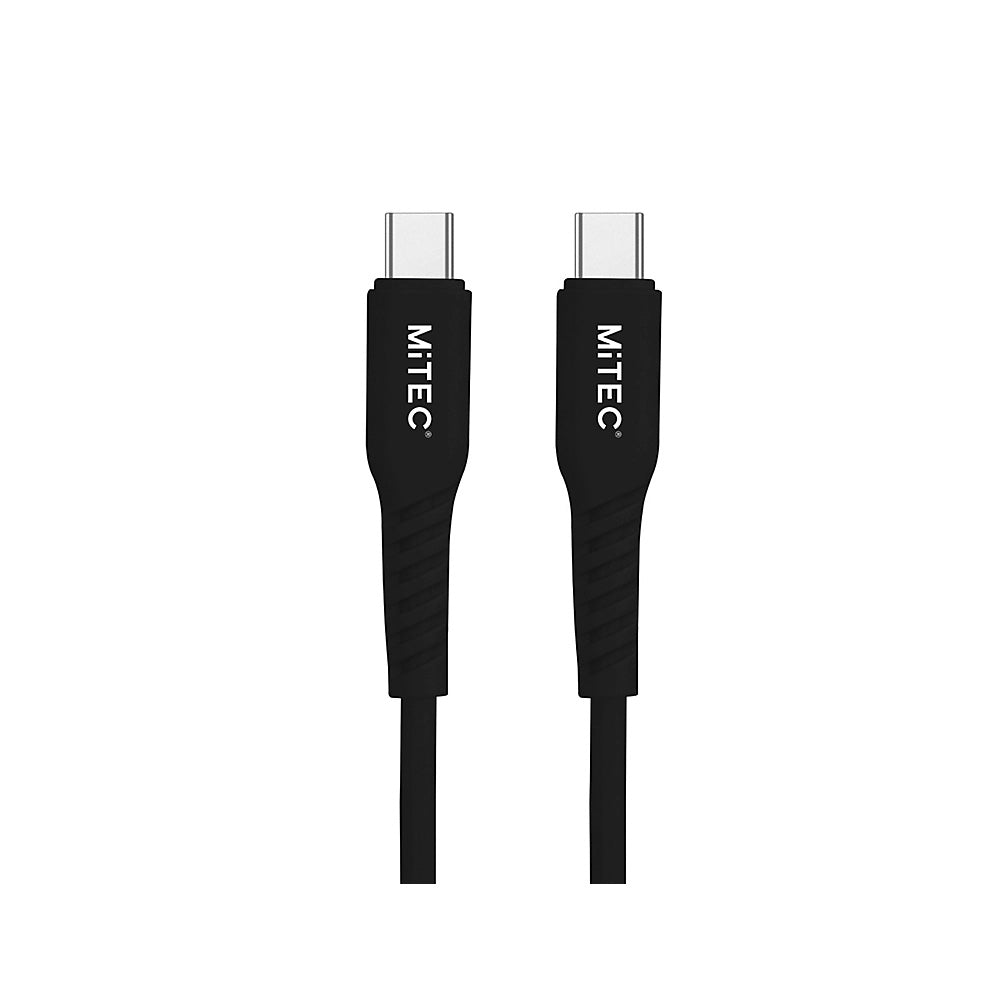 MiTEC USB-C to USB-C 1M Charging Cable - Black - Vodafone