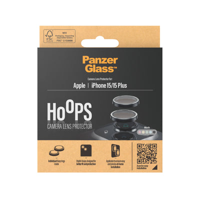 PanzerGlass ® Hoops™ Camera Lens Protector iPhone 15 | 15 Plus