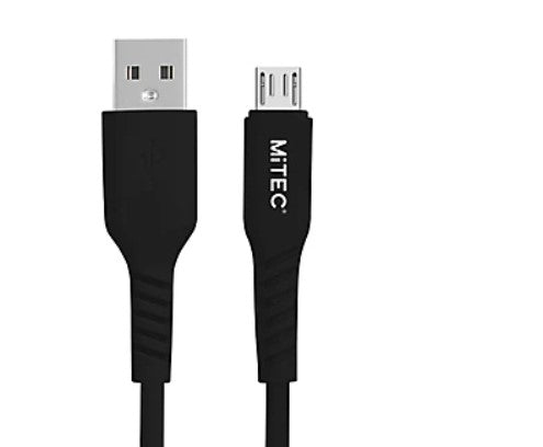 MiTEC MiPOWER Micro USB Cable 1m Black