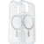 OtterBox Symmetry Clear Cover with MagSafe for iPhone 16 - Clear/Stardust