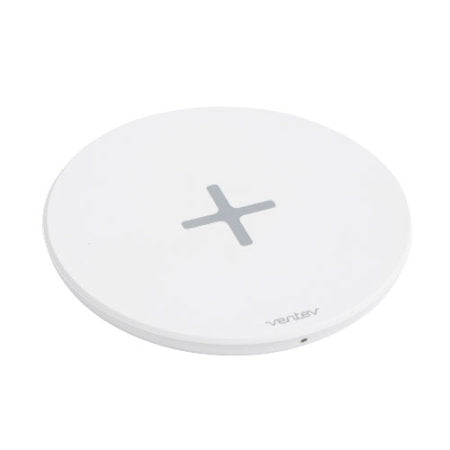 Ventev 10W Fast Wireless Charger Pad- Qi Certified - White
