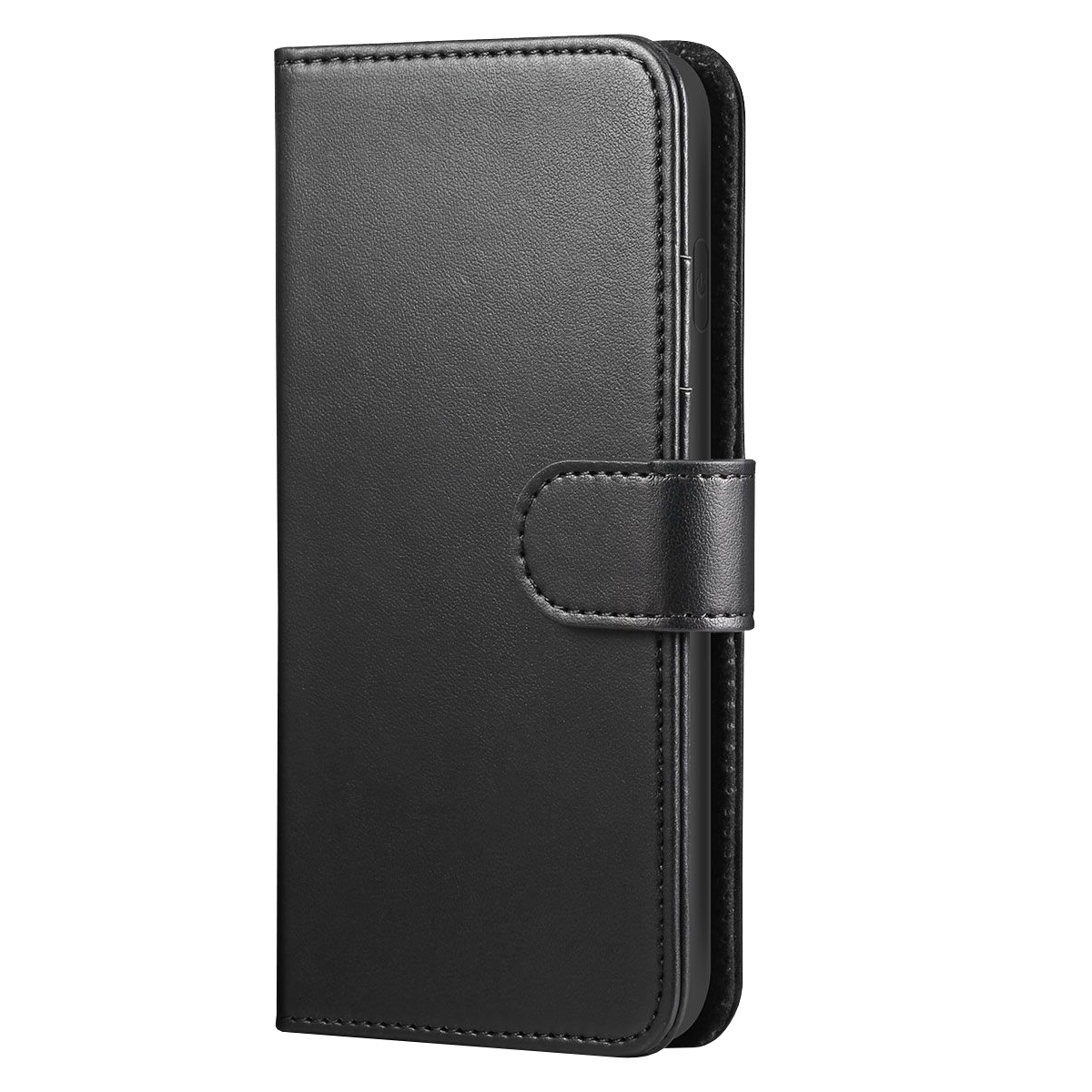 A&J Leather Case for Oppo A16 - Black
