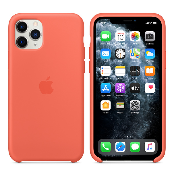 Apple Silicone Cover for iPhone 11 Pro - Clementine
