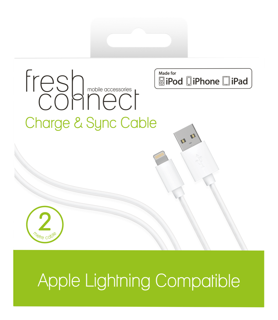 Fresh Connect Lighting 2m Cable -White