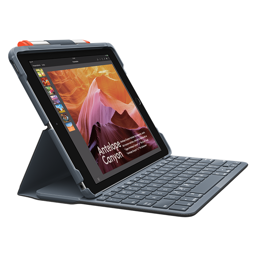 Logitech Slim Smart Keyboard Case for iPad  - Black