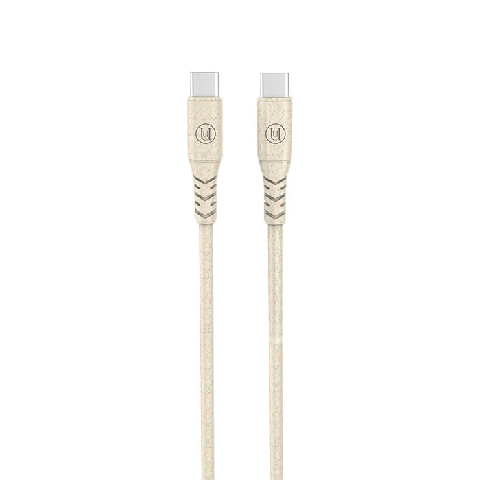 Uunique ECO Friendly Type-C to Type-C Cable - White